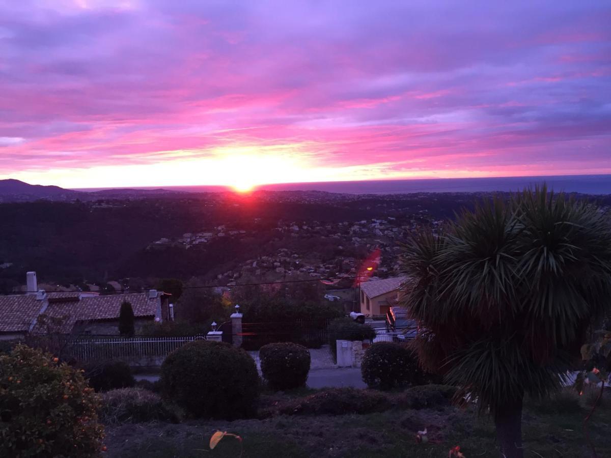 "Aux Balcons Du Riou" Avec Vue Mer 180 Degres ヴァンス エクステリア 写真