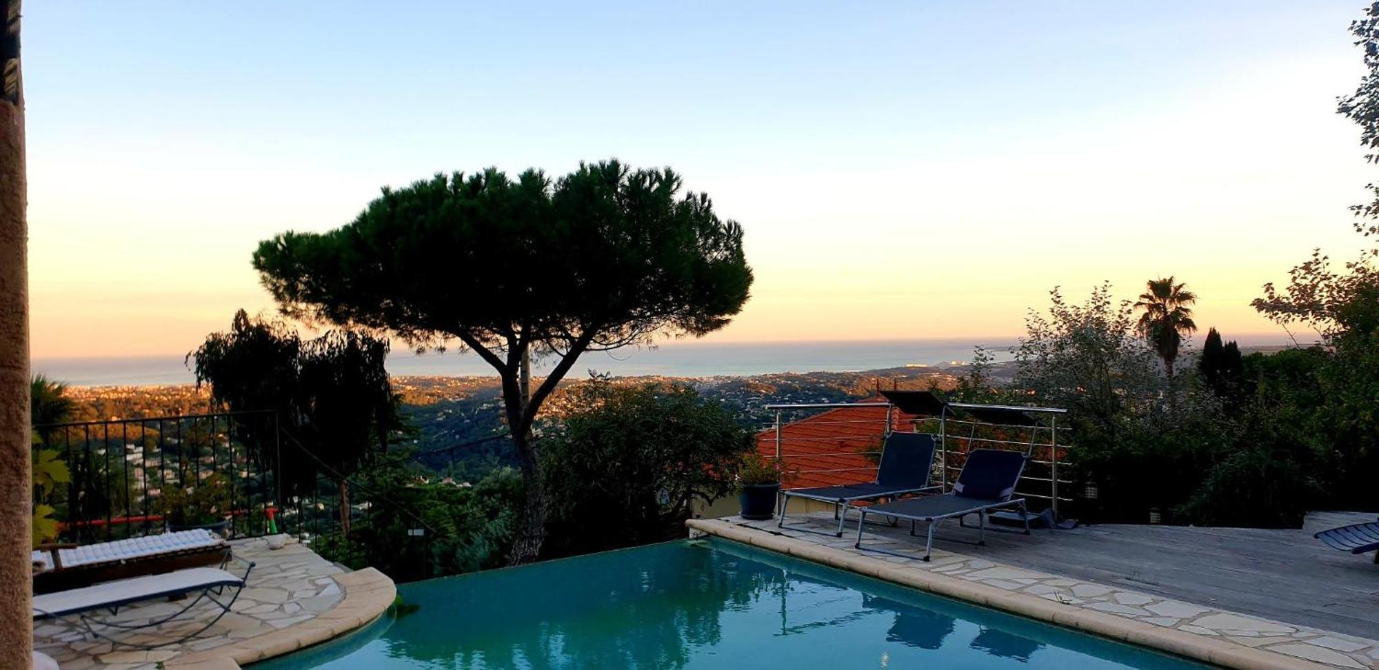 "Aux Balcons Du Riou" Avec Vue Mer 180 Degres ヴァンス エクステリア 写真